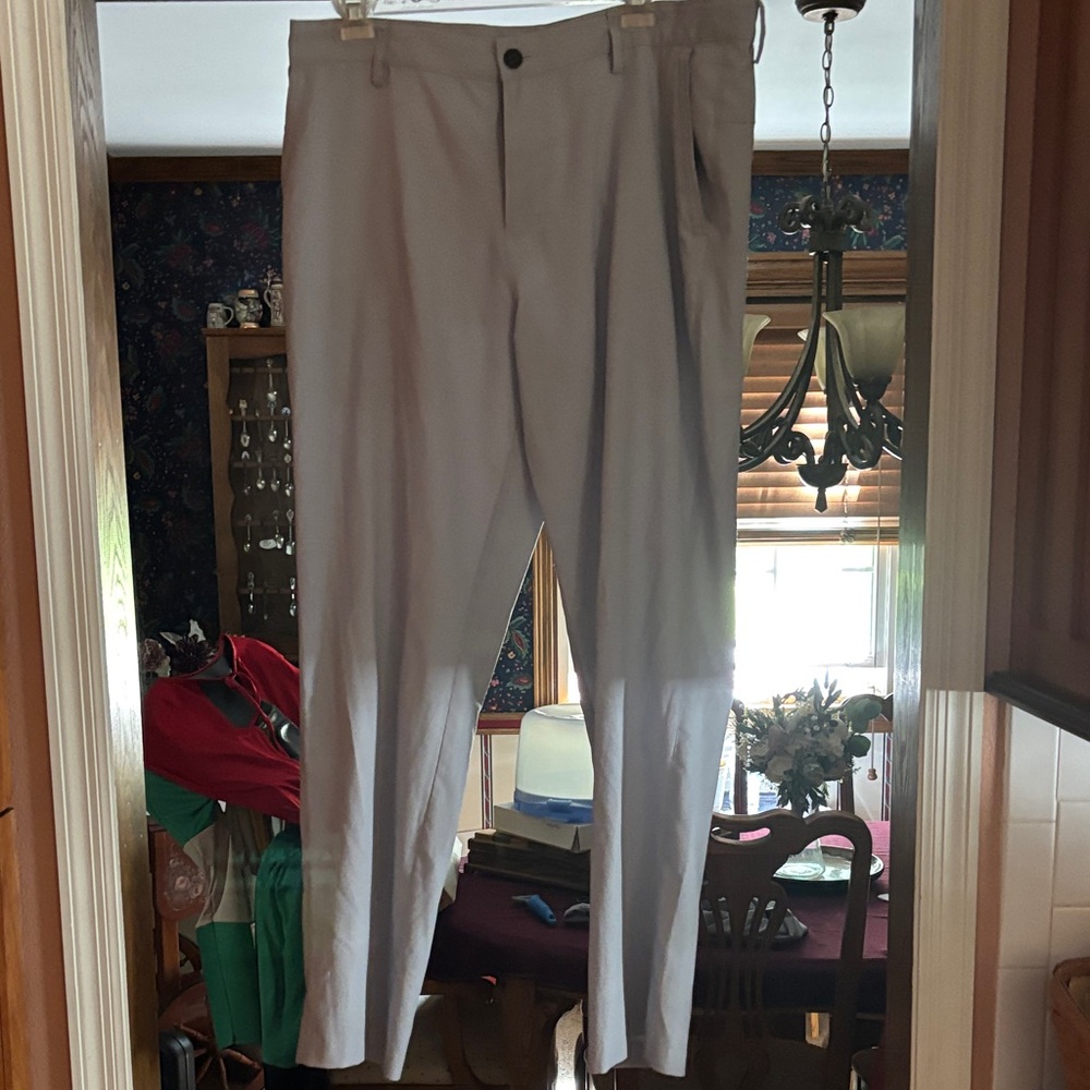 adidas Men's Light Gray Chinos